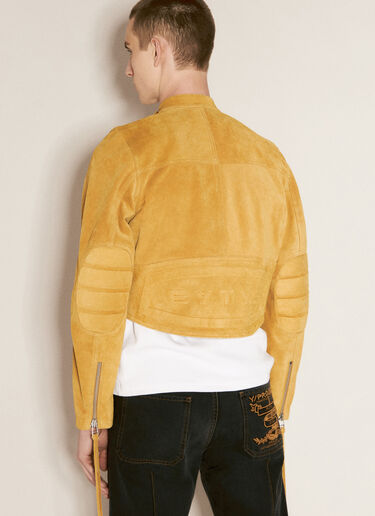 Eytys Uma Suede Biker Jacket Yellow eyt0356024