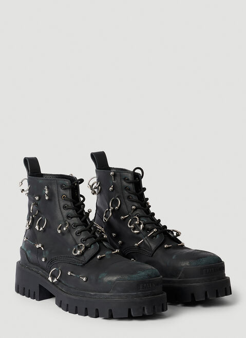 Carne Bollente Strike 20mm Pierced Boots Pink cbn0354010