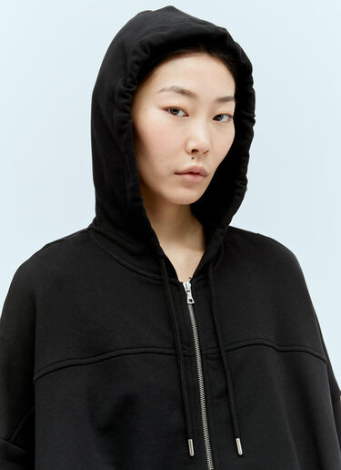 Dries Van Noten Zip-Up Hooded Sweatshirt Black dvn0256009