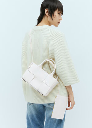 Bottega Veneta Mini Arco Tote Bag White bov0255056