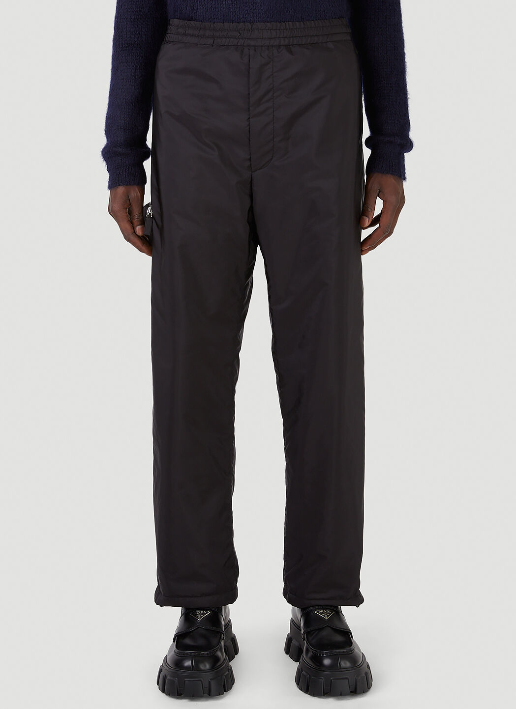 Prada nylon pants on sale