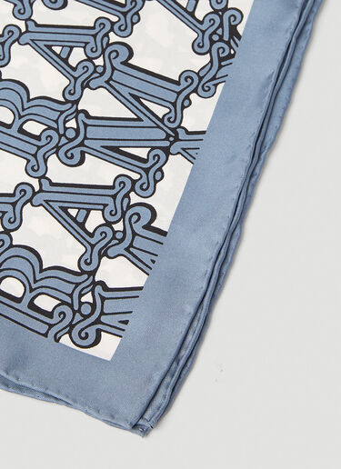 Max Mara Logo Print Scarf Light Blue max0252082