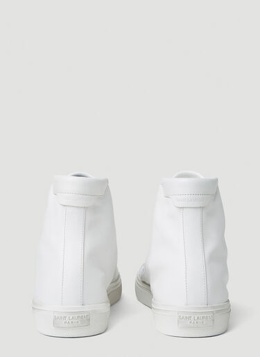 Saint Laurent Malibu 05 High Top Sneakers White sla0151048