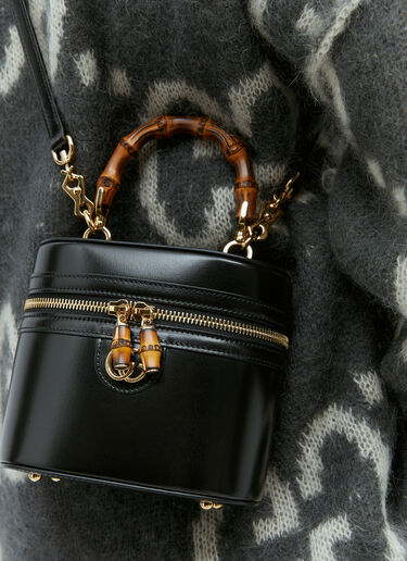 Gucci 迷你 Bamboo 单肩包 黑色 guc0255205