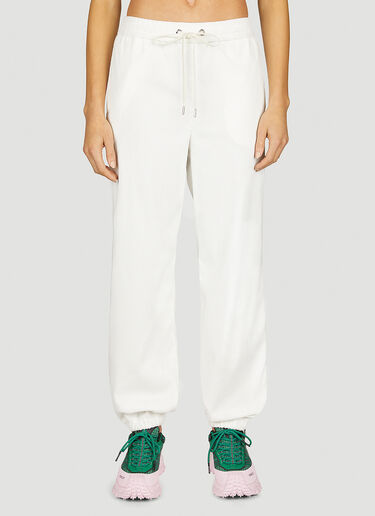 Moncler Corduroy Track Pants White mon0254025