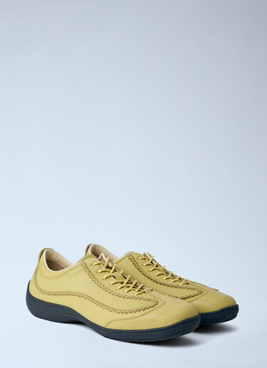 Kiko Kostadinov Sargo Leather Sneakers Yellow kko0164015