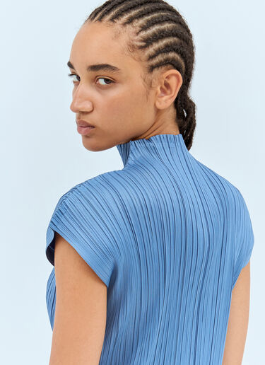 Pleats Please Issey Miyake June 高领上衣 蓝色 plp0257019