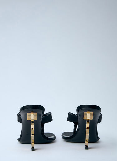 Saint Laurent Opyum Thong Sandals Black sla0263042