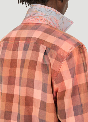 NOTSONORMAL Glo Flannel Shirt Orange nsm0348019