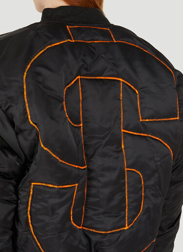 Dollar Sign Bomber Jacket deadHYPE Dollar Sign Bomber Jacket Black dhy0148001