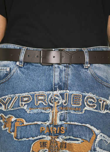 Y/Project Y Leather Belt Brown ypr0358019
