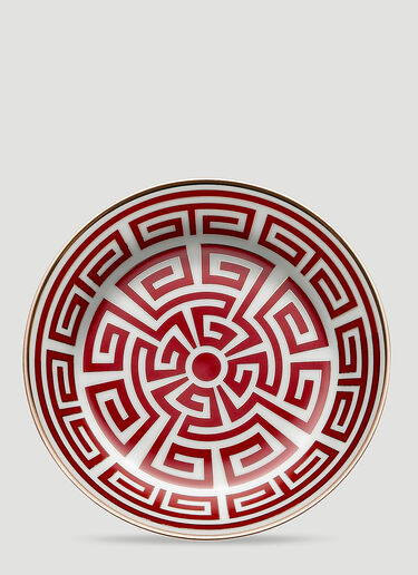 Ginori 1735 Set of Two Labirinto Tea Saucer Red wps0644448