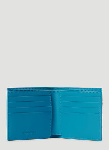 Bottega Veneta Intrecciato Bi-Fold Wallet Blue bov0150046