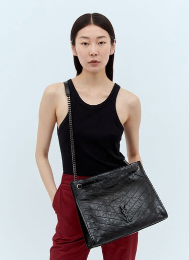 Saint Laurent Niki Shoulder Bag Black sla0248047