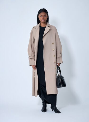 TOTEME Signature Trench Coat Beige tot0263006