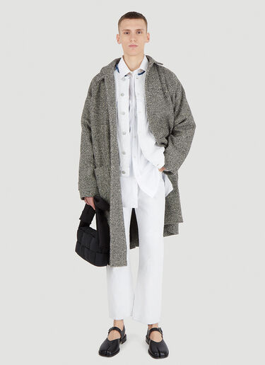 Maison Margiela Paint Coated Jacket  White mla0145001
