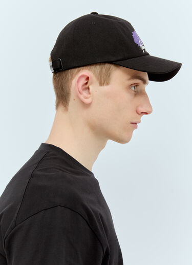 Y-3 x Real Madrid 로고 프린트 베이스볼 캡 블랙 rma0156013