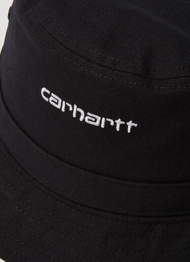 Carhartt WIP 스크립트 버킷 햇 블랙 wip0350013