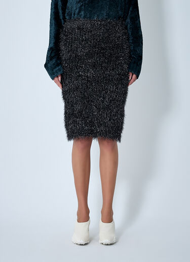 Textured Midi Skirt Lacoste Textured Midi Skirt Black lac0262002