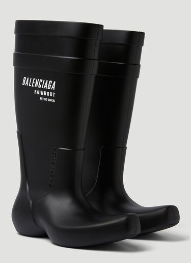 Excavator Rain Boots Balenciaga Excavator Rain Boots Black bal0149089