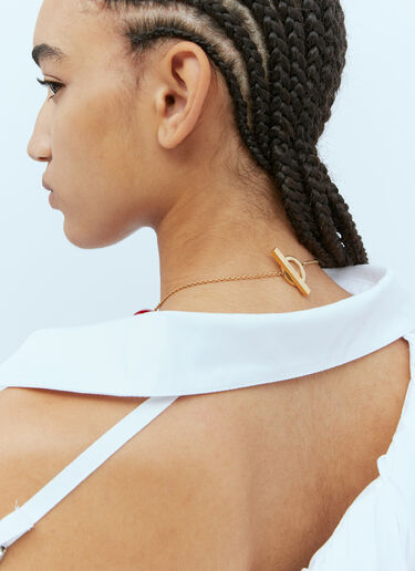 Jacquemus Le Collier Cerise Necklace Red jac0254105