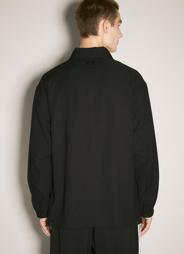 Y-3 Three Stripes Shirt Jacket Black yyy0158006