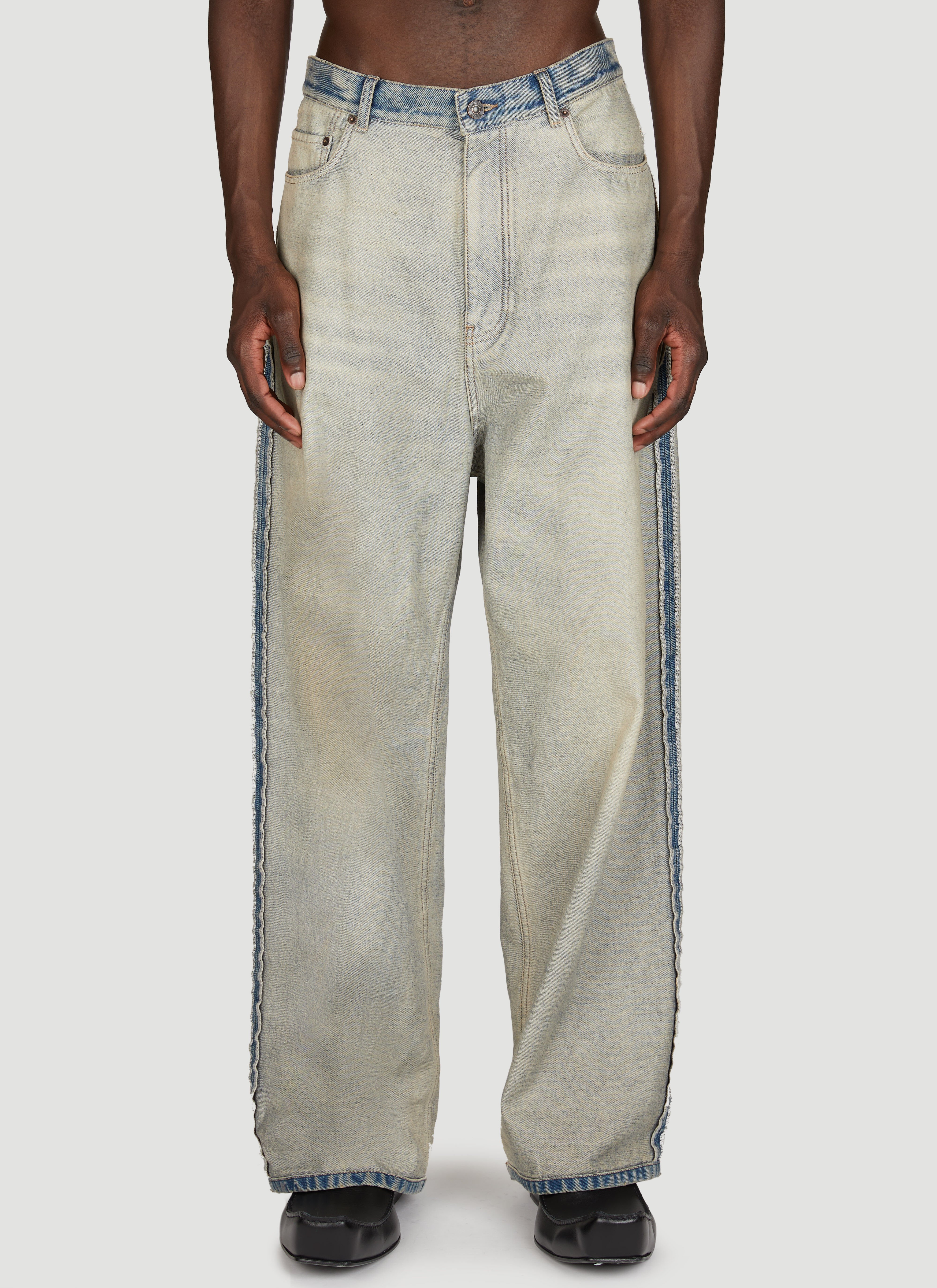 Balenciaga Men s Baggy Jeans in Blue LN CC