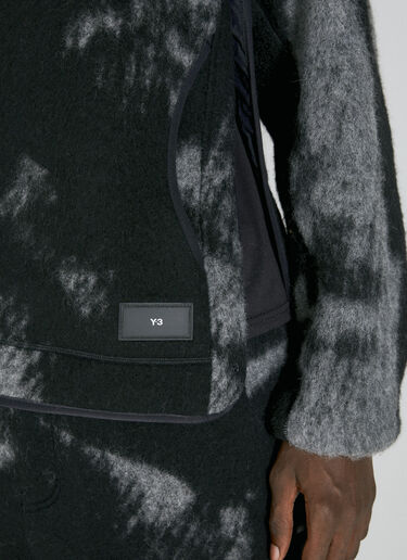 Wool-Blend Jacquard Fleece Jacket Y-3 Wool-Blend Jacquard Fleece Jacket Black yyy0354001