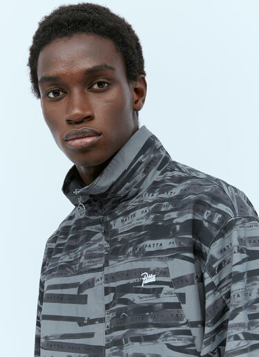 Patta Ribbons Track Jacket Grey pat0154018