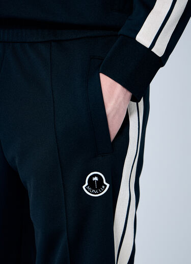 8 Moncler Palm Angels Logo Patch Track Pants Black mpa0359005