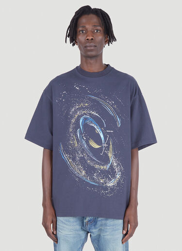 Acne Studios Black Hole T-Shirt Blue acn0146028