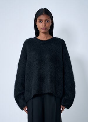 TOTEME Boxy Sweater Black tot0263010