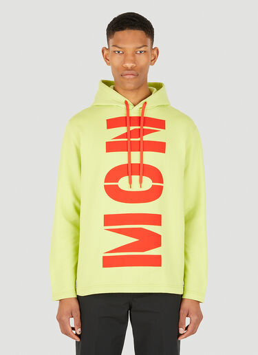5 Moncler Craig Green Logo Print Hooded Sweatshirt Yellow mgr0148013