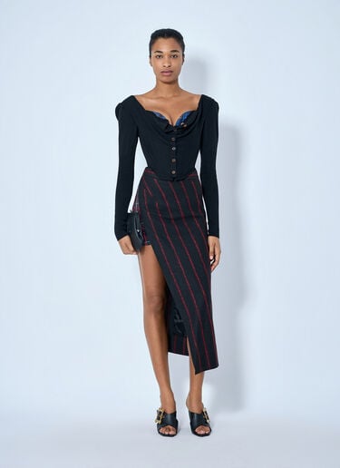 LN-CC® - Vivienne Westwood: Bea Corset Cardi - Black Vivienne Westwood Bea Corset Cardi Black vvw0265021