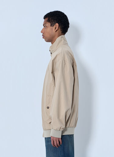 MM6 Maison Margiela High-Neck Zip Jacket Beige mmm0164001