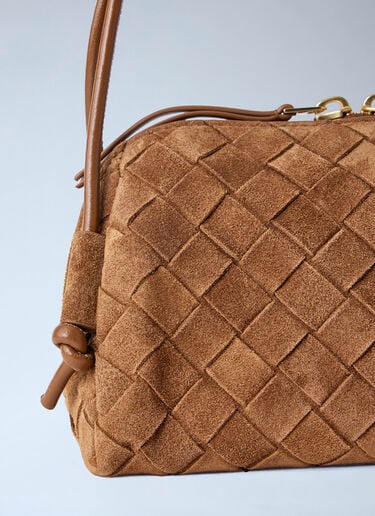 Bottega Veneta Concert Suede Pouch Brown bov0263026