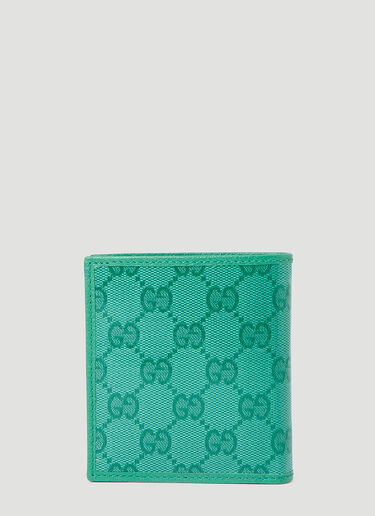 Gucci GG Crystal Bi-Fold Wallet Green guc0154049
