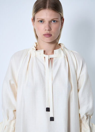 Max Mara Jene Maxi Dress White max0260012