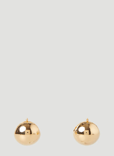 Jil Sander Globe Earrings  Gold jil0246022