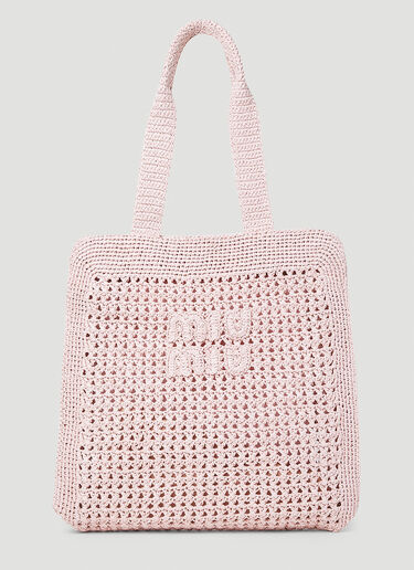 Miu Miu Beach Tote Bag White miu0252078
