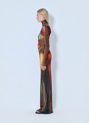 Jean Paul Gaultier Re-Edition Long Dress High Neck Brown jpg0264014