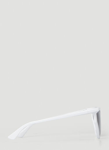 Balenciaga Rim Cat Sunglasses White bal0248039
