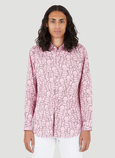Comme des Garçons SHIRT 그래픽 셔츠 핑크 cdg0145002