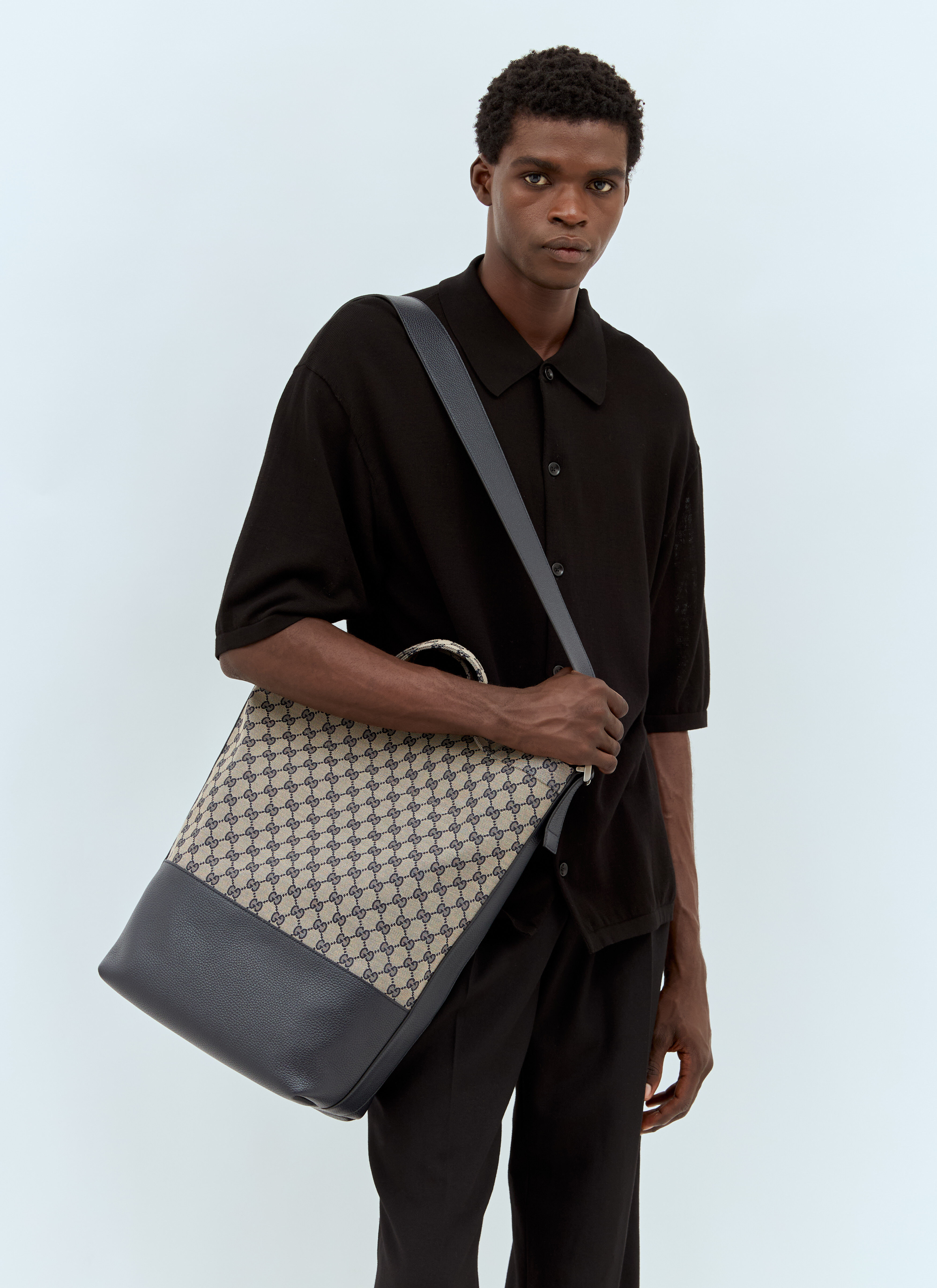 Gucci Men s Large GG Tote Bag in Beige LN CC