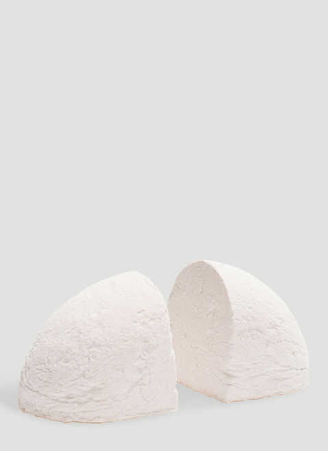 Salvatori Brick Bookends White wps0638244