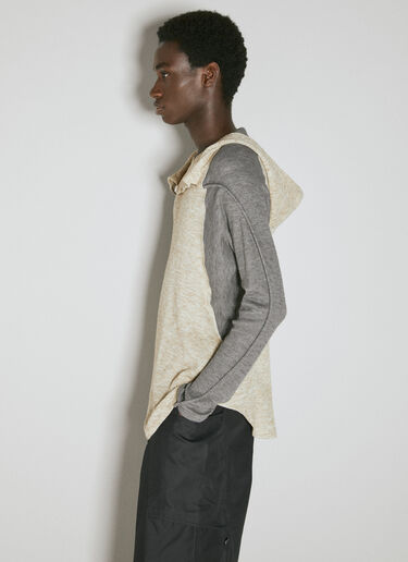 Kiko Kostadinov Solon Hooded Knit Sweater Grey kko0154009