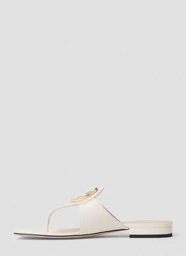 Blondie Sandals Gucci Blondie Sandals Cream guc0252107