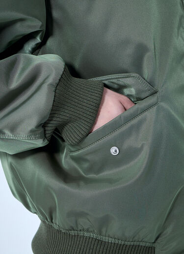 Prada Re-Nylon Bomber Jacket Khaki pra0160005