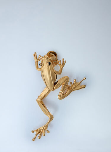 Bottega Veneta Small Rana Brooch Gold bov0260034