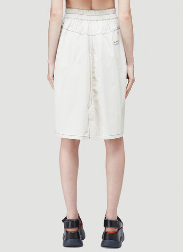 Sunnei Long Panta Skirt Shorts White sun0244003